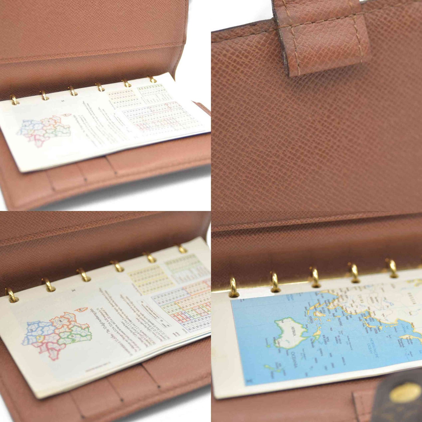 Louis Vuitton Monogram Agenda PM Notebook Cover Brown CA0997