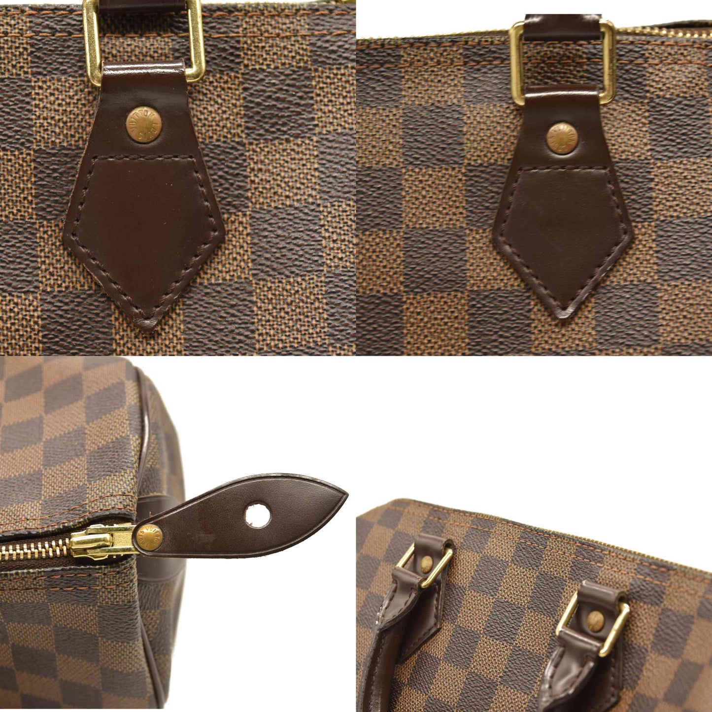 LOUIS VUITTON  Damier Ebene Speedy 25 SD0087