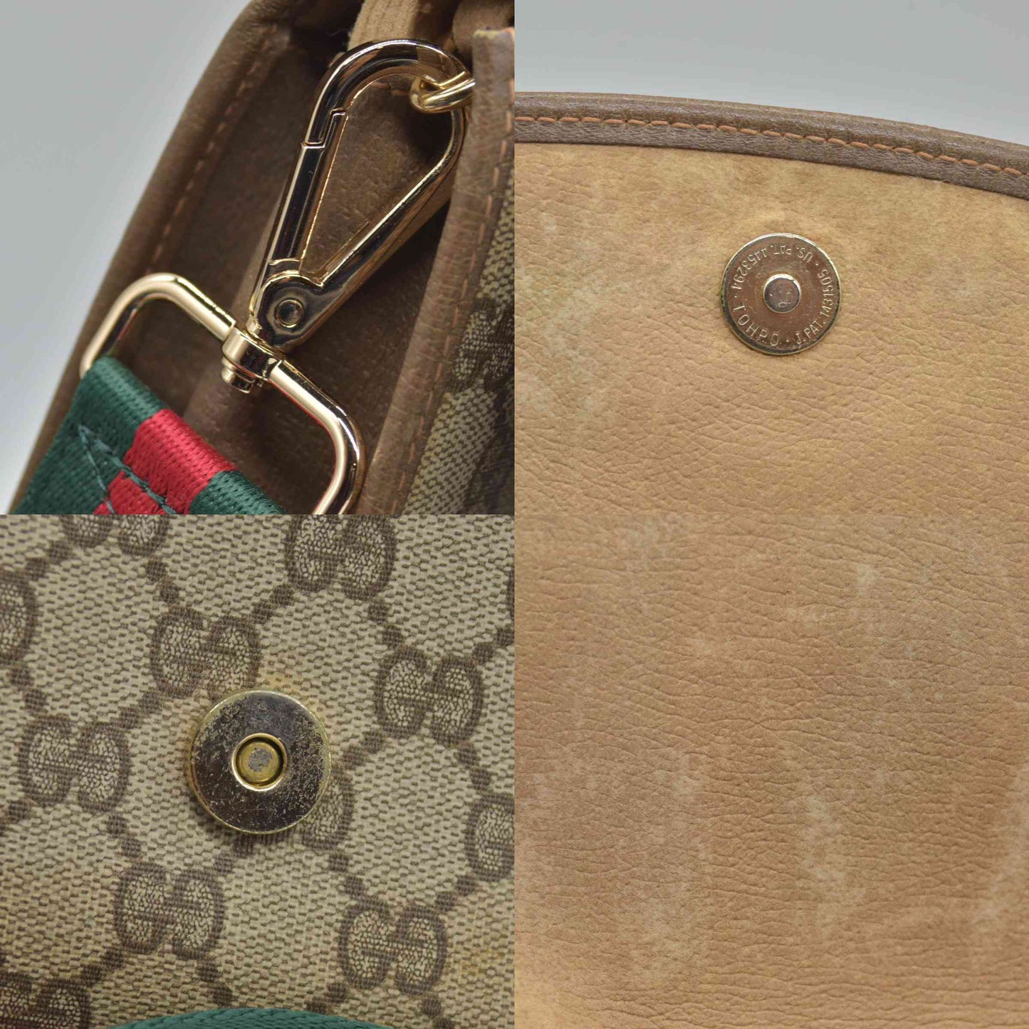 $990 Gucci Vintage GG Supreme Clutch CONSIGNMENT