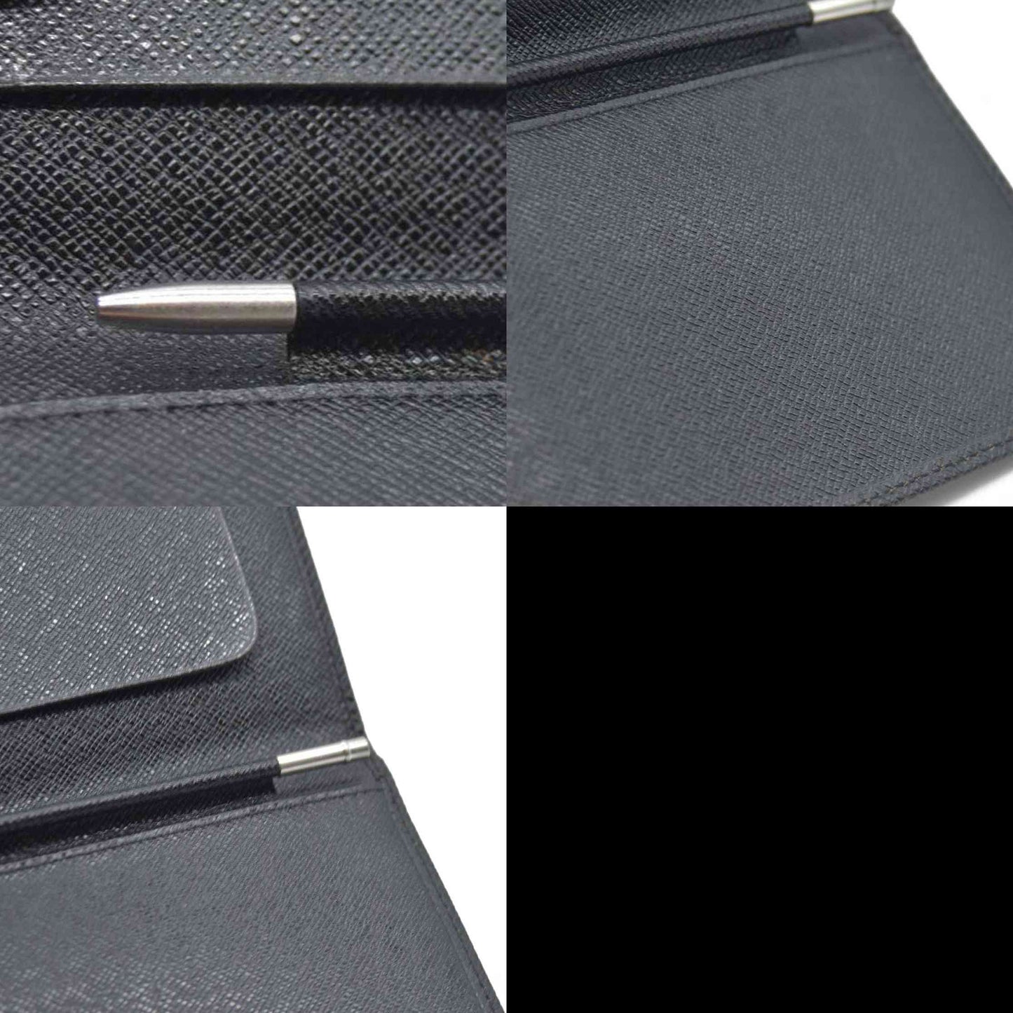 Louis Vuitton  Taiga Pocket Organizer NM Black