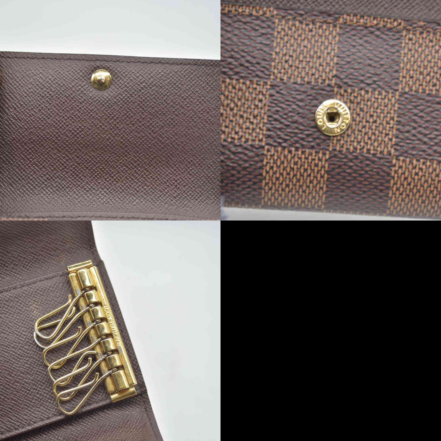 $340 RFID Louis Vuitton Damier Ebene Multicles 6 Key Holder