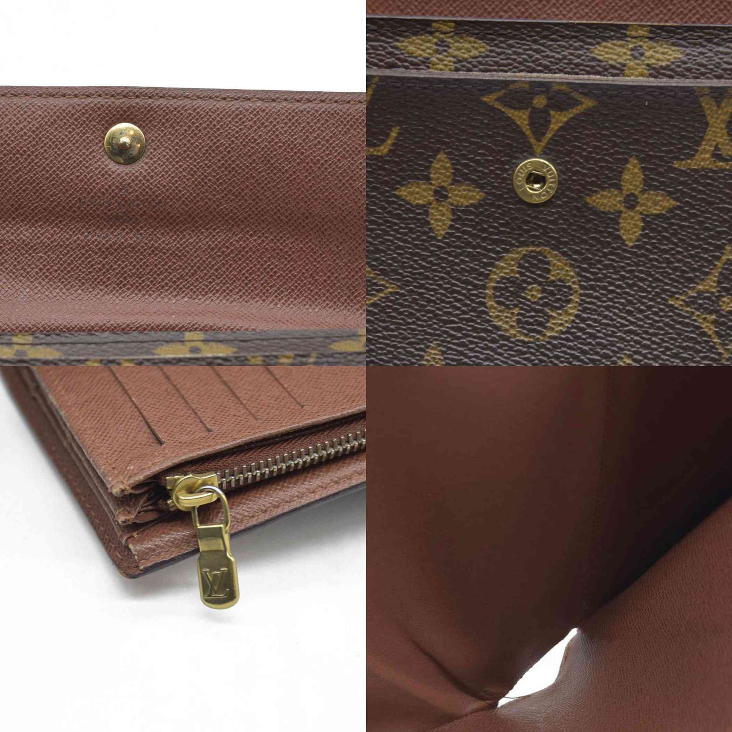 $775 Louis Vuitton Monogram Alexandra Wallet 2009 CA2059