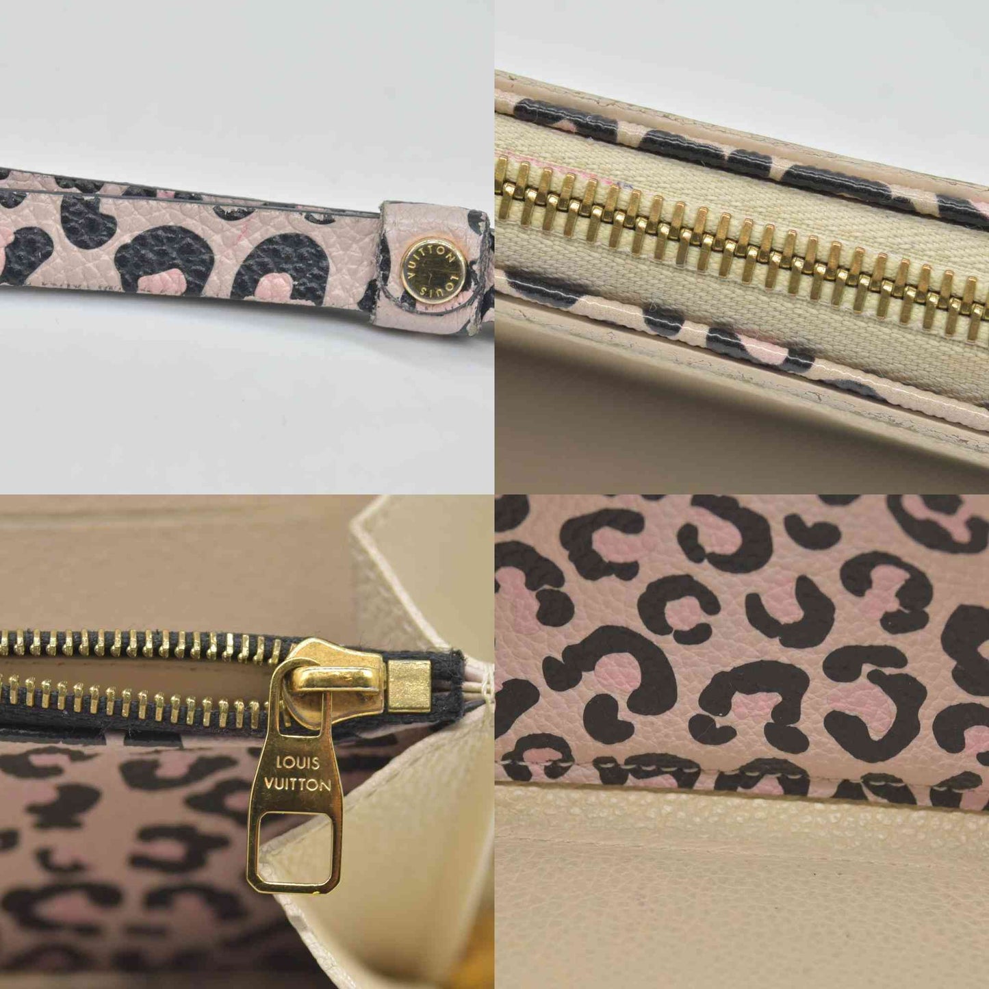 $1450 Louis Vuitton  Empreinte Monogram Giant Wild At Heart Zippy Wallet CONSIGNMENT RFID