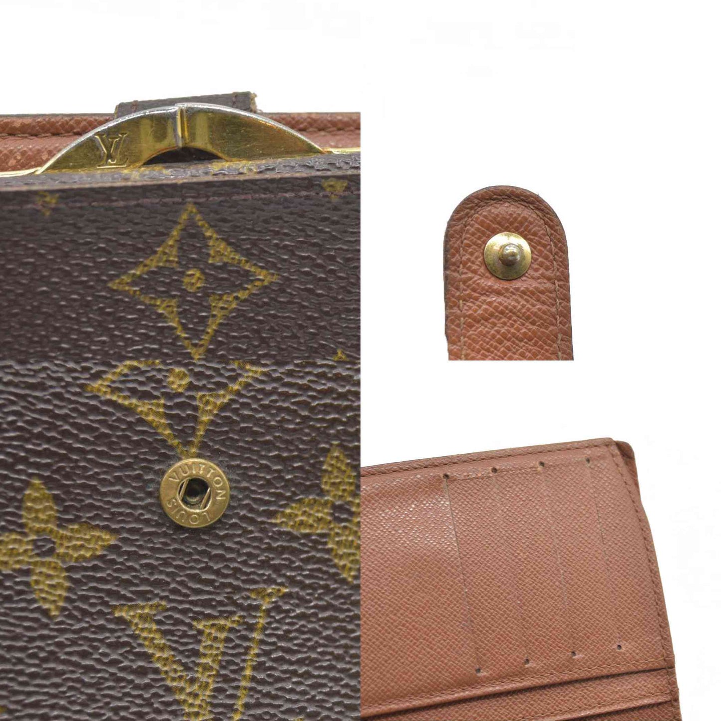 AUCTION $750 Louis Vuitton  Monogram French Purse Wallet