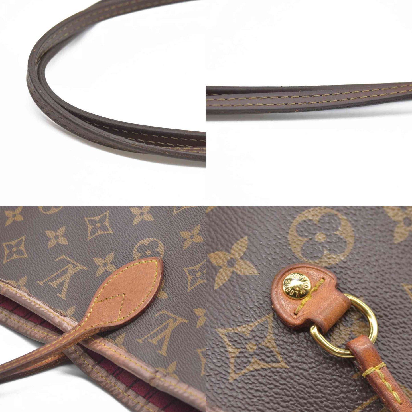 $2170 Louis Vuitton  Monogram Neo Neverfull MM Fuchsia