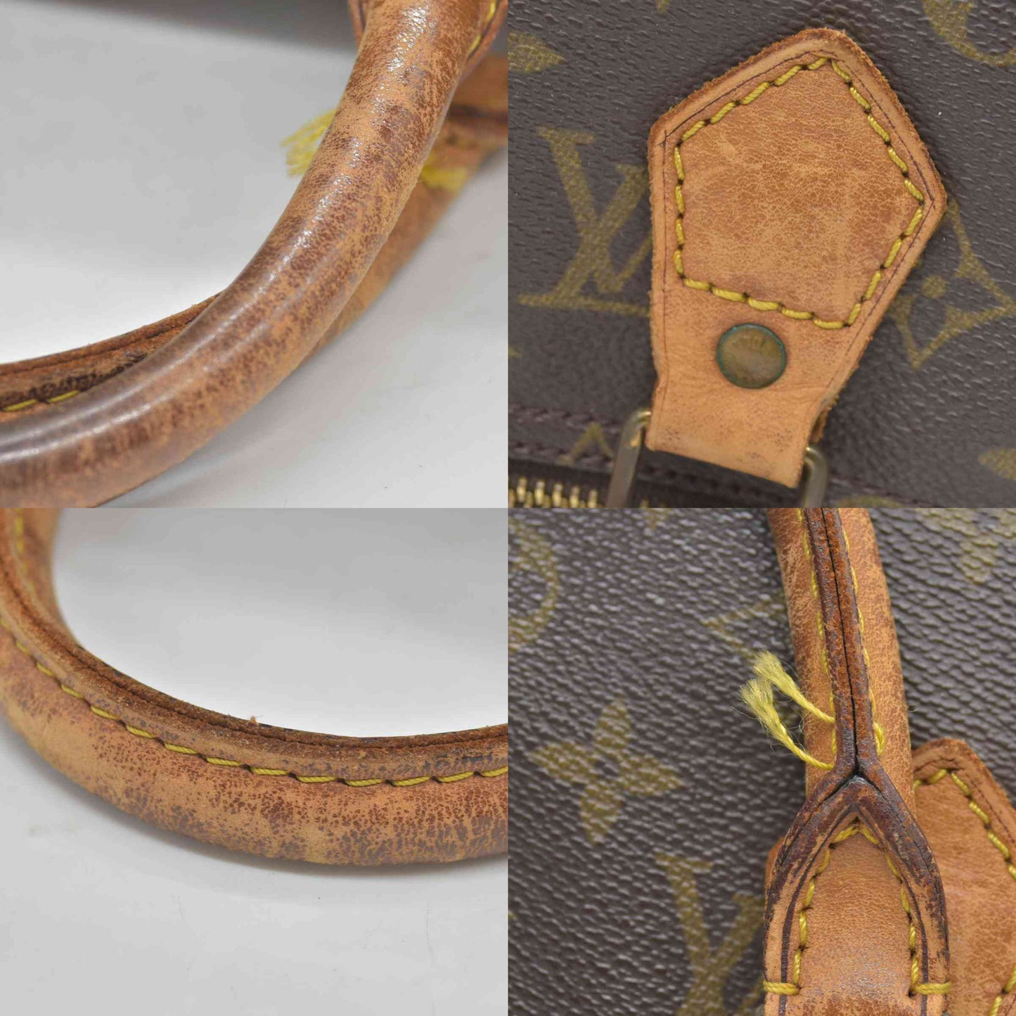 $1700 1985 Louis Vuitton Monogram Speedy 35 MB852