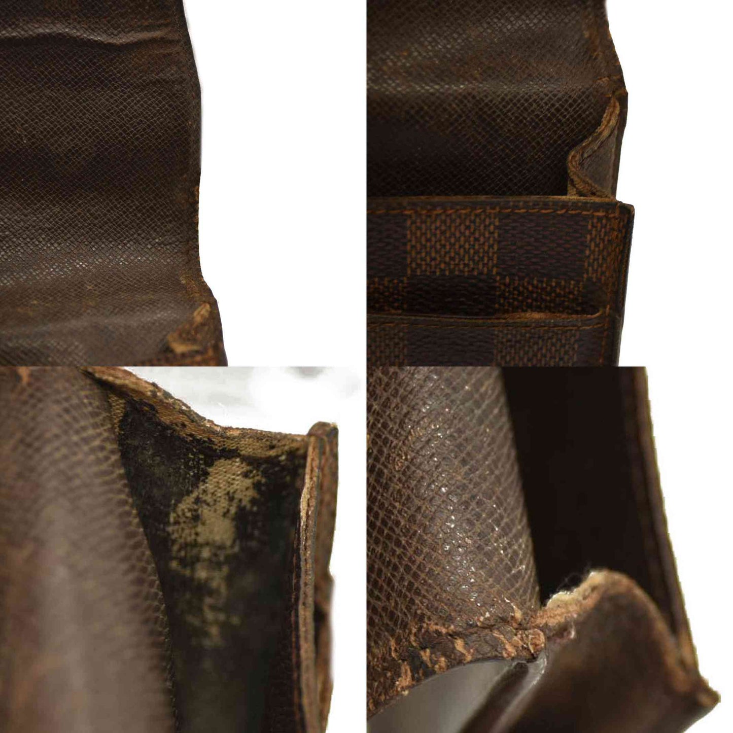 Louis Vuitton Damier Cigarette Tobacco Case Brown CT0090