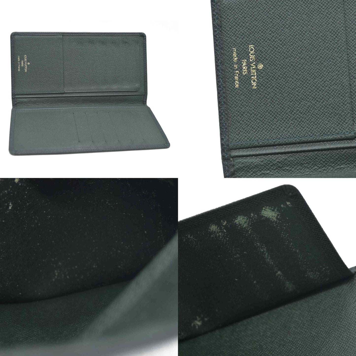 Louis Vuitton Taiga Porte Valeurs Cartes Credit Leather Long Wallet VI0949