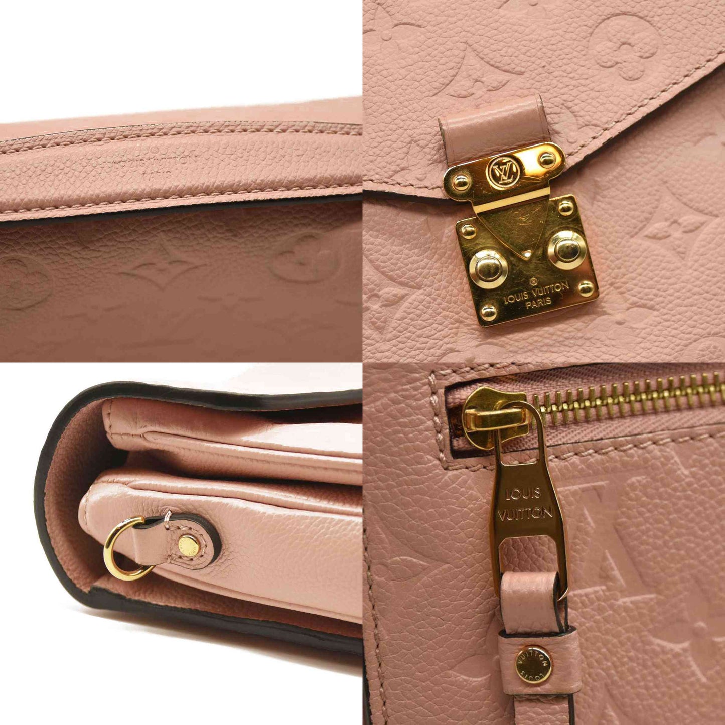 LOUIS VUITTON  Empreinte Pochette Metis Rose Poudre  DU1118