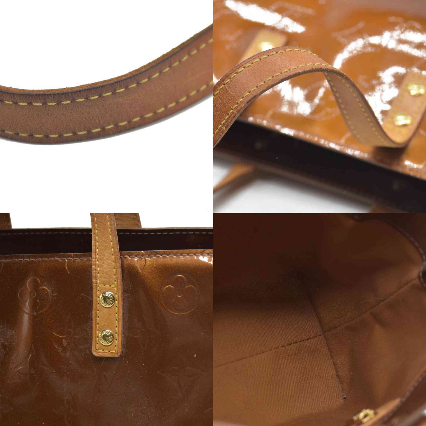$800 CONSIGNMENT Louis Vuitton  Vernis Reade PM Bronze