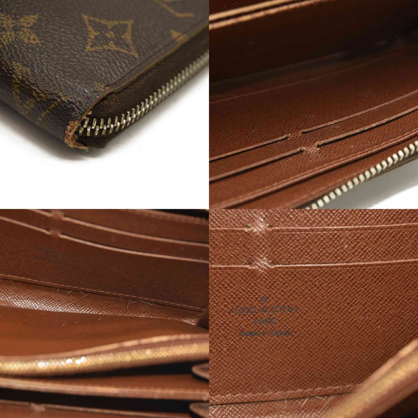 LOUIS VUITTON Monogram Zippy Wallet CA0056