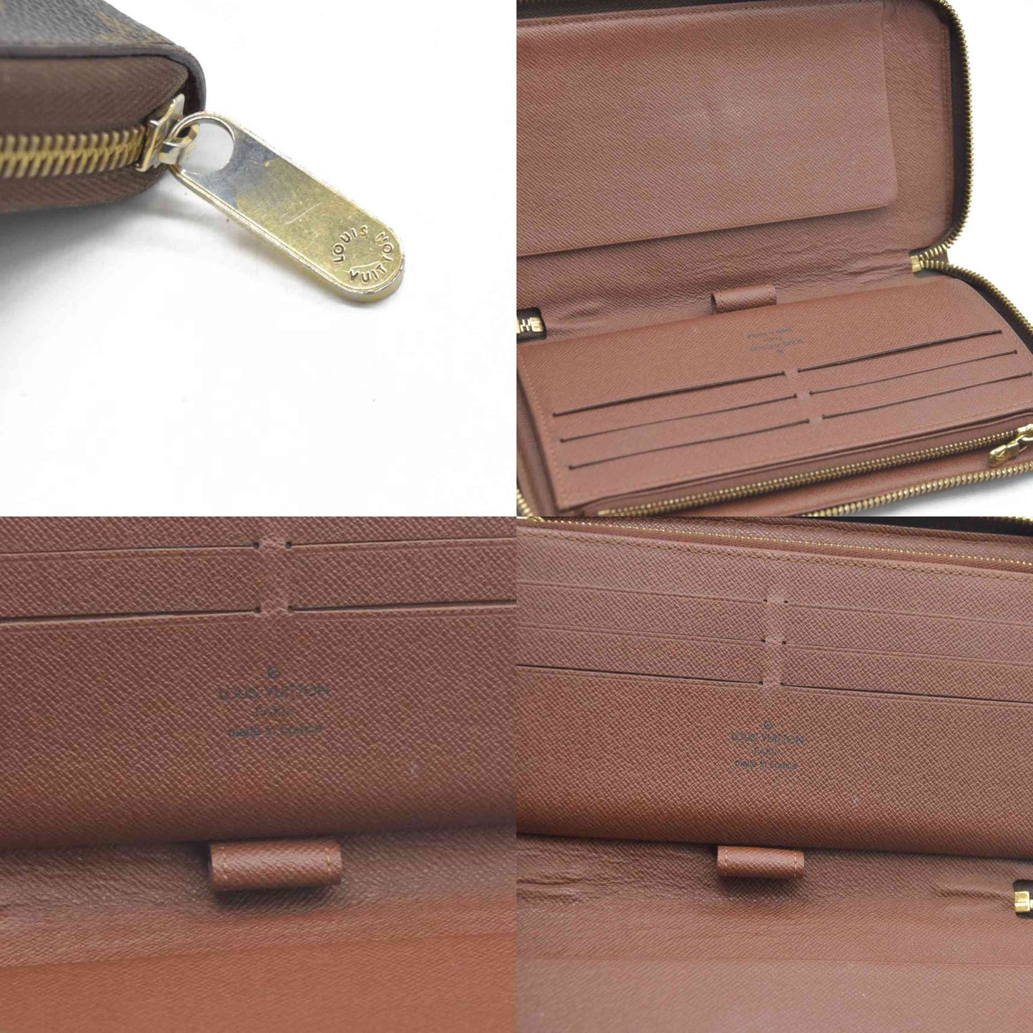 $1060 Louis Vuitton Monogram Zippy Organizer Wallet