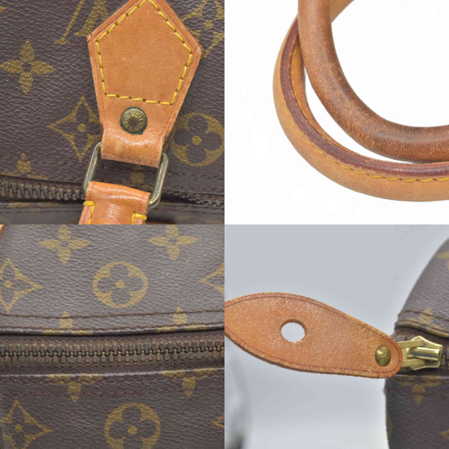 $1630 1985 Louis Vuitton Monogram Speedy 30 Hand Bag SA053