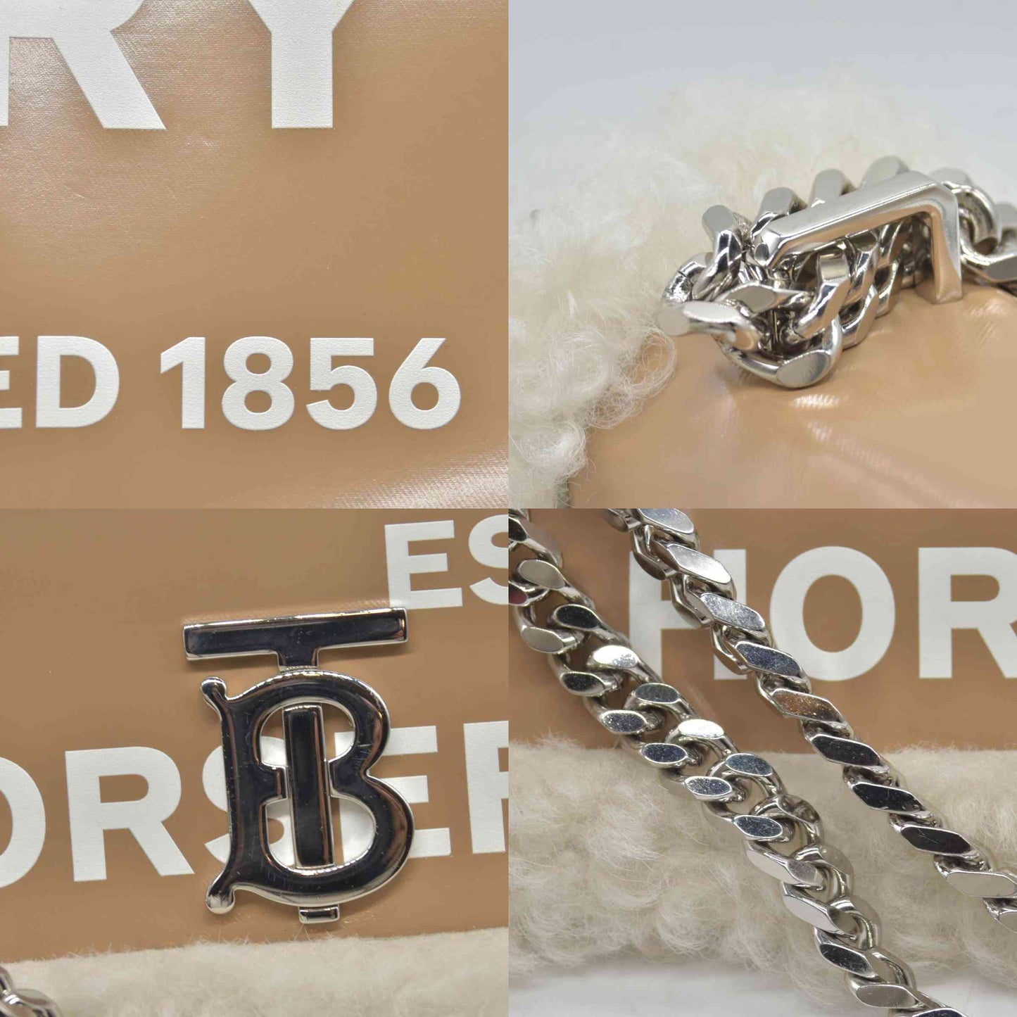 Burberry Shearling Trim Lola Bag CONSIGNMENT