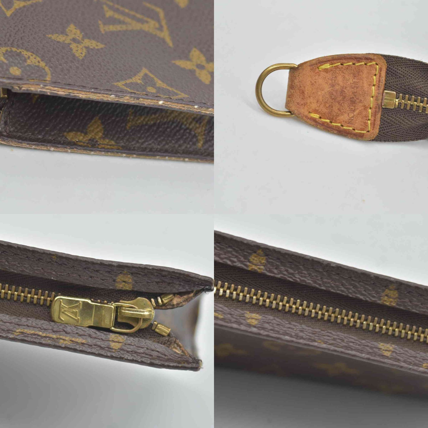 $600 Louis Vuitton Monogram Bucket Pouch 23 CONSIGNMENT