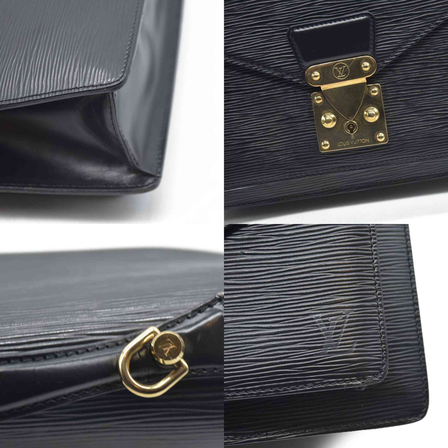 $1110 Louis Vuitton Epi Leather Monceau 28 Vintage