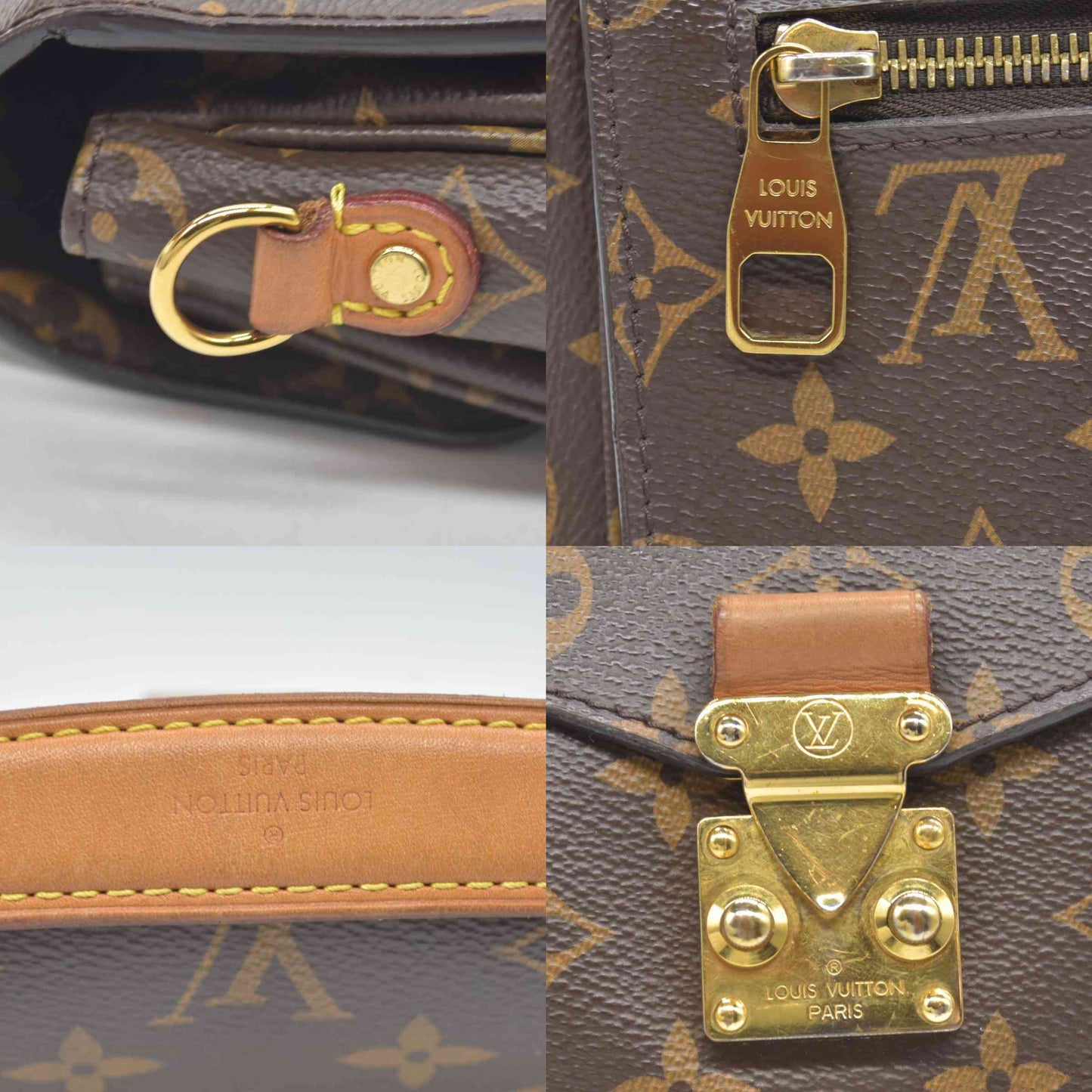 $2750 Louis Vuitton  Monogram Pochette Metis PL1138