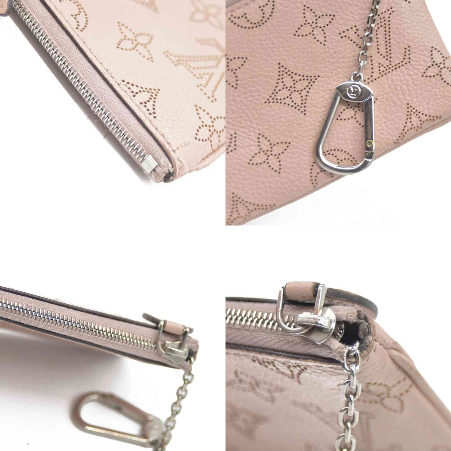 AUCTION Louis Vuitton  Mahina Key Pouch Magnolia