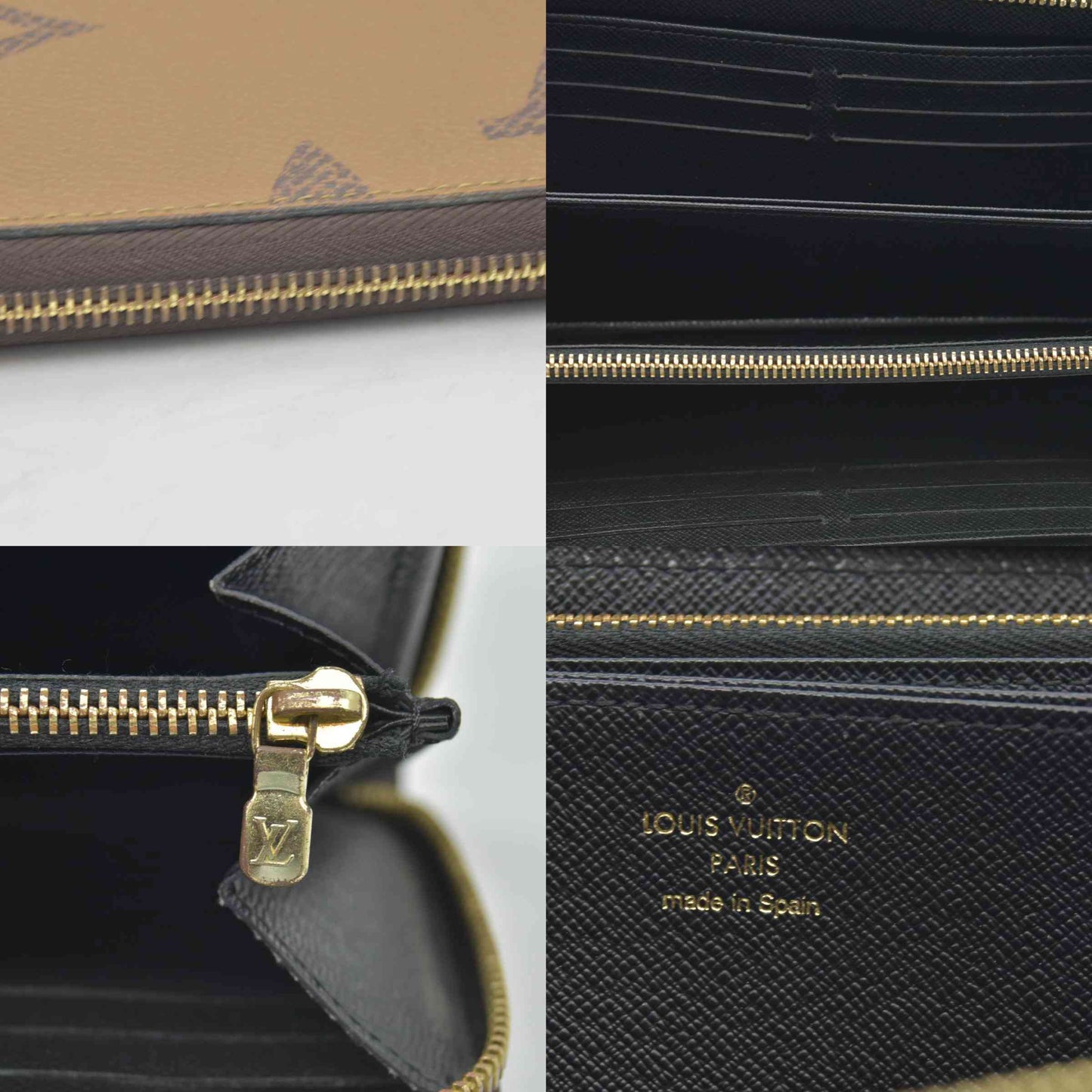 $990 2020 Louis Vuitton Reverse Monogram Giant Zippy Wallet CA3260