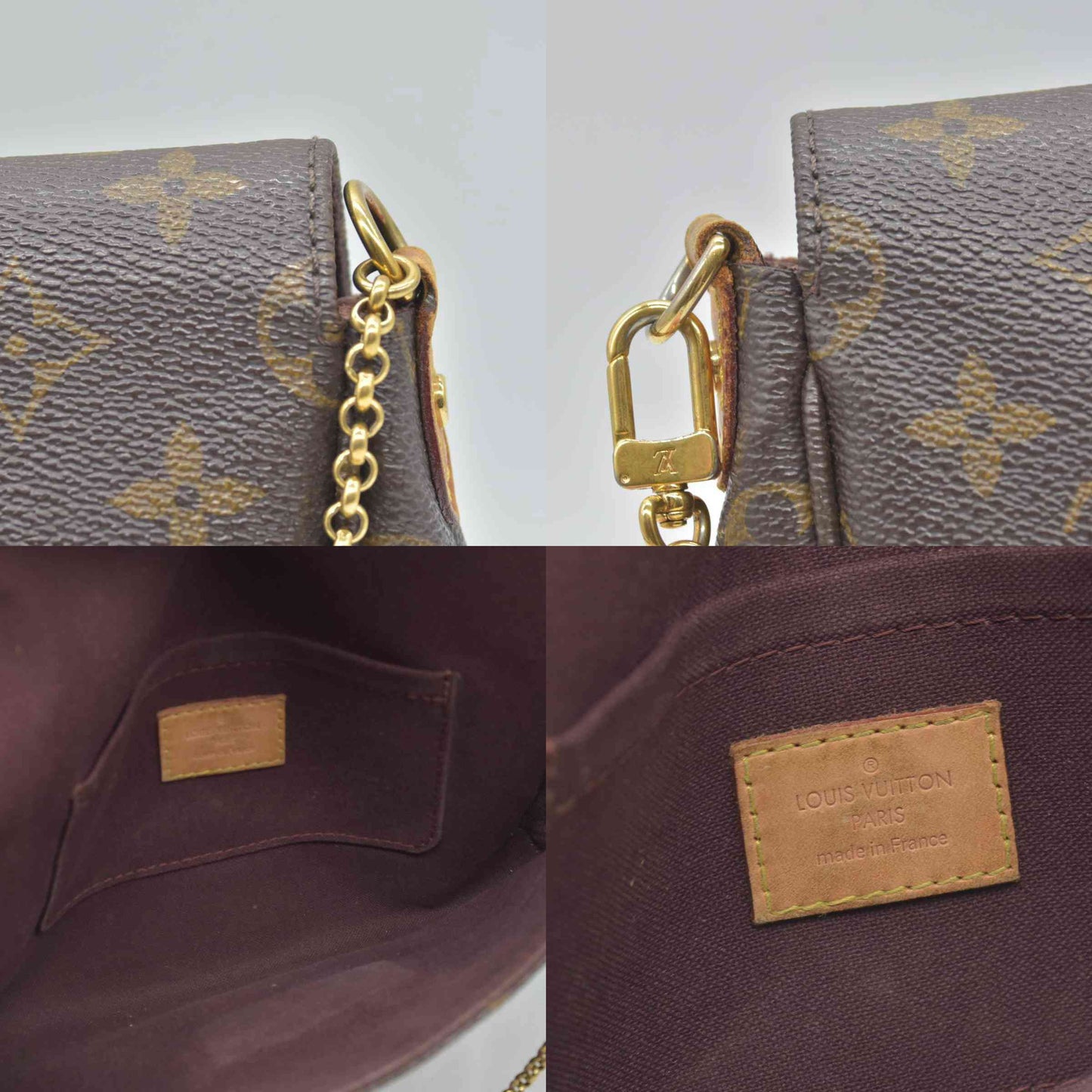 $1650 2013 Louis Vuitton Favorite MM Monogram DU3183
