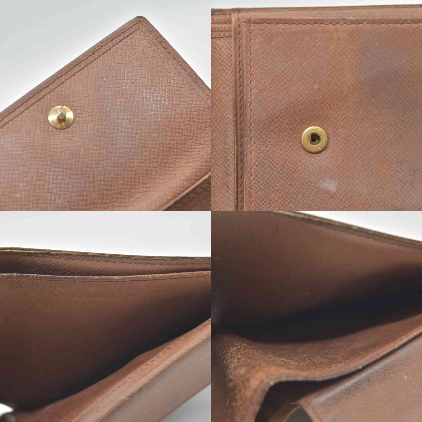 $515 2003 Louis Vuitton Monogram Marco Wallet MI9003