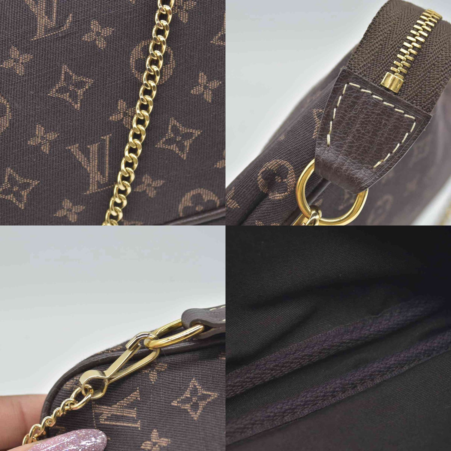 Louis Vuitton Monogram Mini Lin Pochette Accessoires CONSIGNMENT