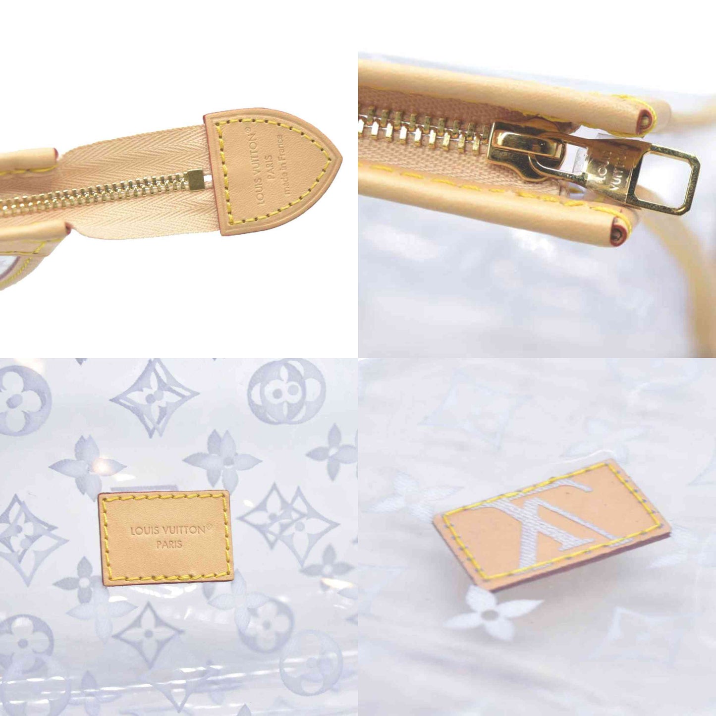 $1320 Louis Vuitton  Monogram Large Toilet Pouch 26 Translucent