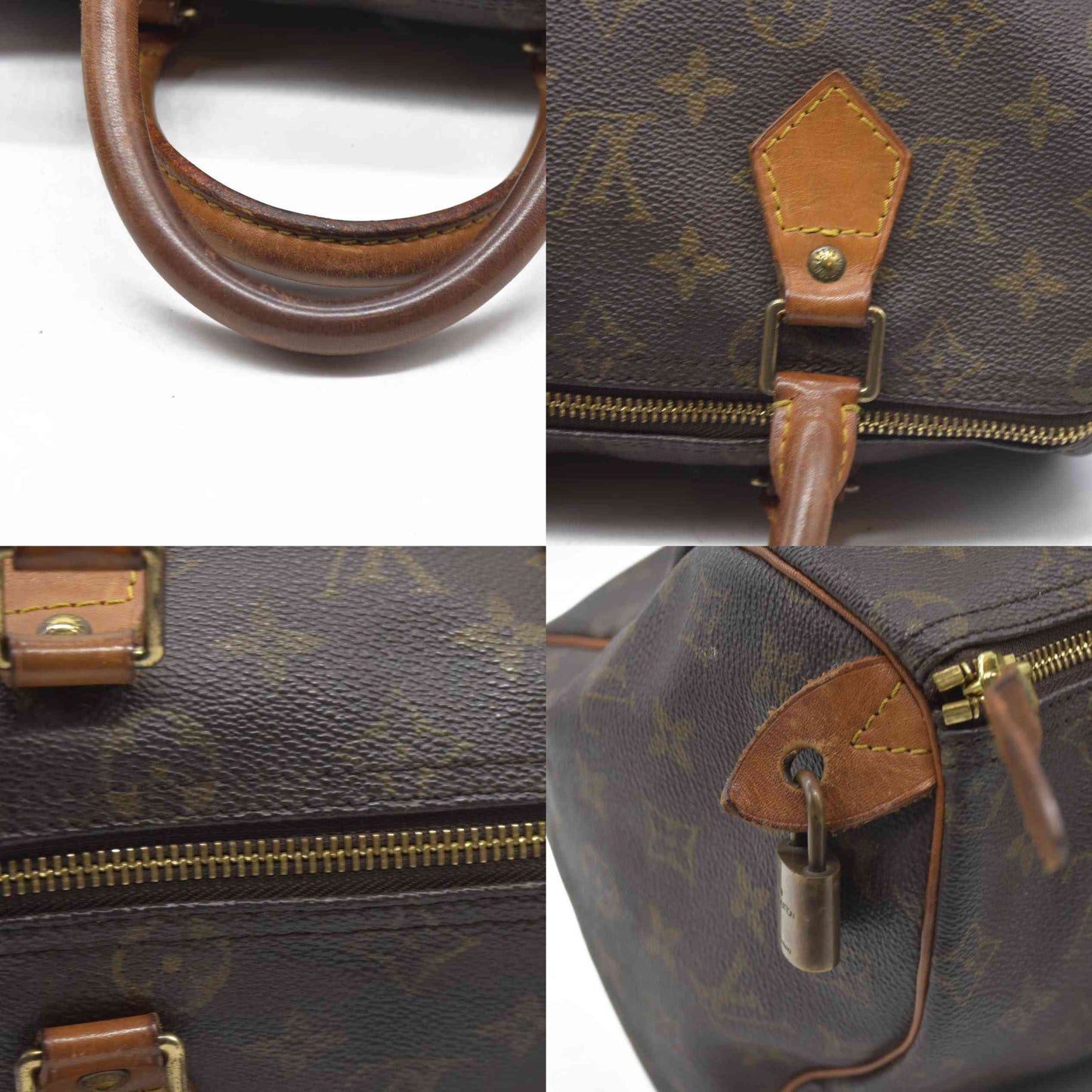 Louis Vuitton Speedy 25 Handbag Monogram Brown SD1923