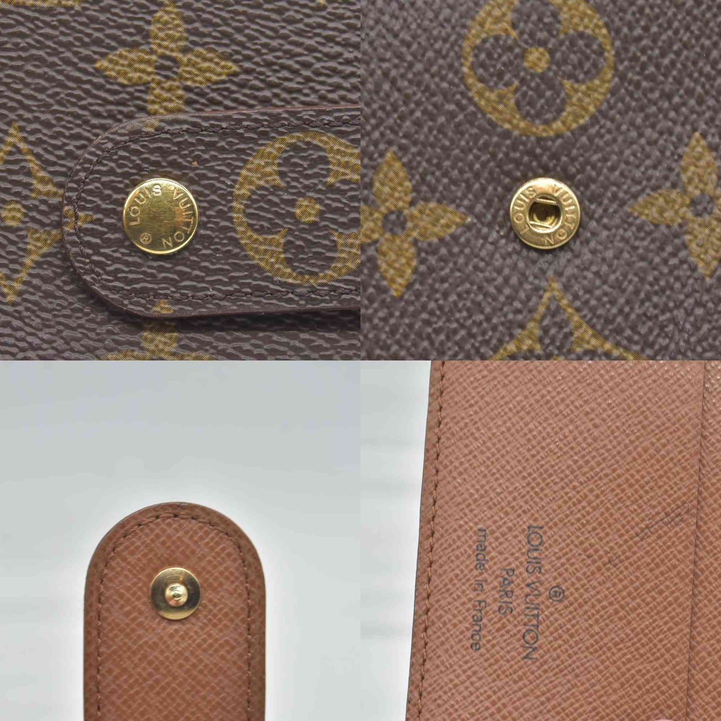 $750 Louis Vuitton Consignment Monogram Porte Papier Zippy Wallet Brown CONSIGNMENT (Copy)