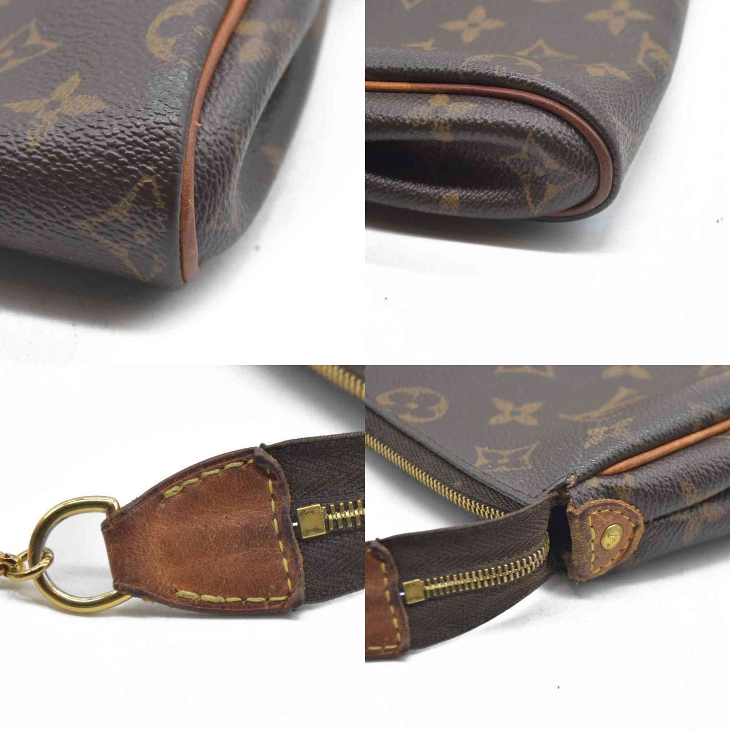 $1460 Louis Vuitton LV Monogram Eva Pochette