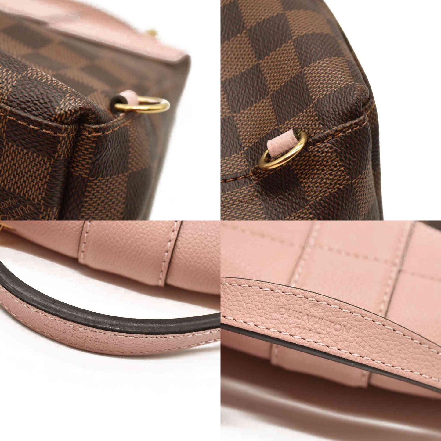 Louis Vuitton  Damier Ebene Clapton Backpack Magnolia