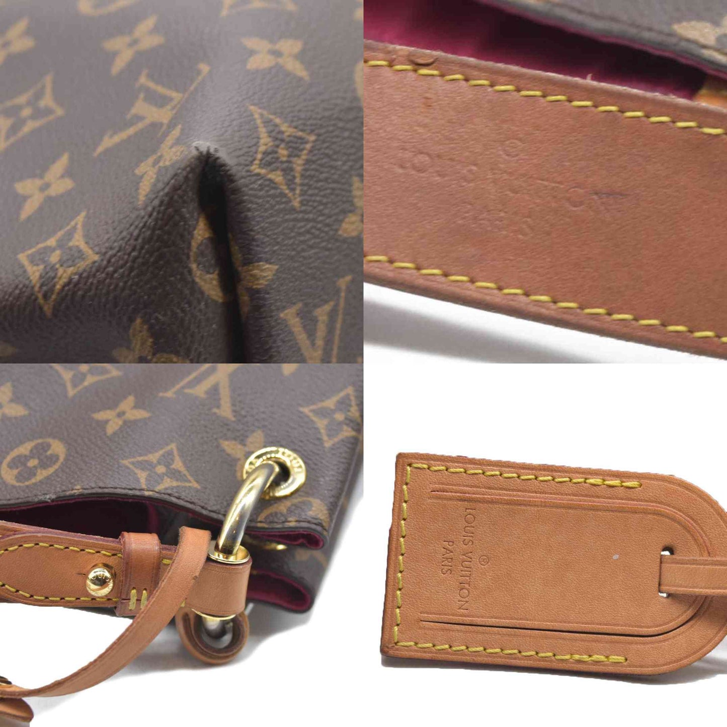 AUCTION $2120 Louis Vuitton  Monogram Graceful MM Pivoine