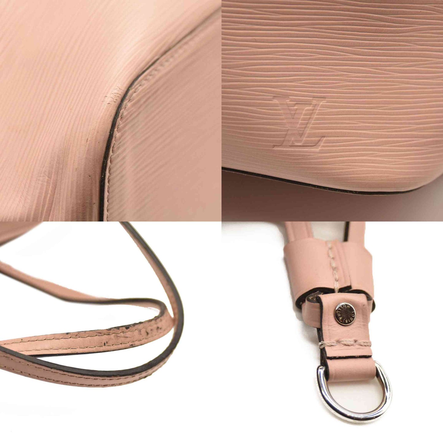 LOUIS VUITTON Epi Neverfull MM Rose Ballerine