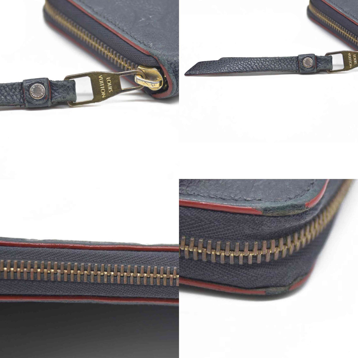 Louis Vuitton  Empreinte Zippy Wallet Marine Rouge $1170