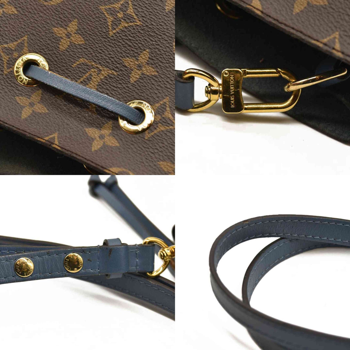 Louis Vuitton  Monogram Neonoe MM Blue Jean NZ4198