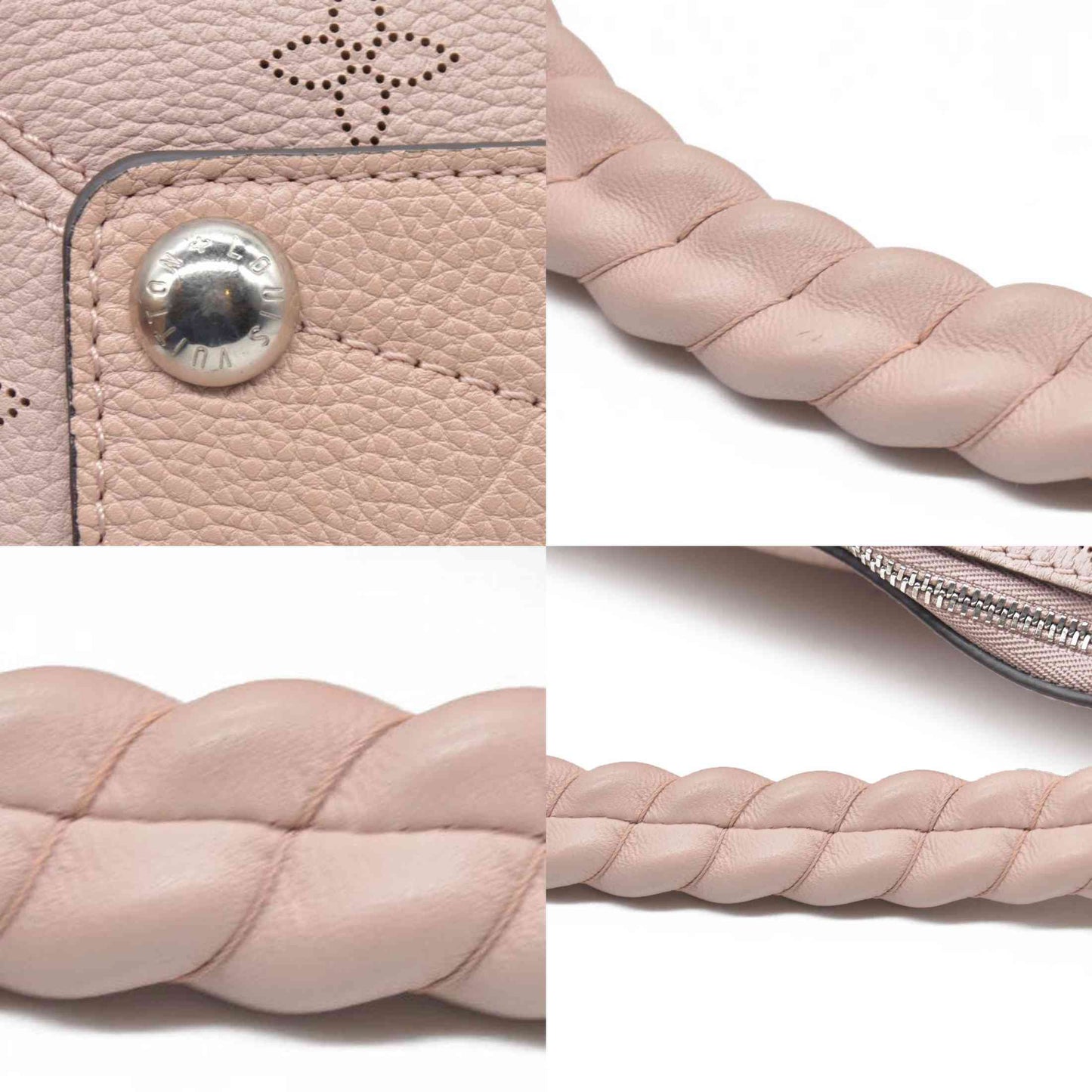 $3950 Louis Vuitton  Mahina Babylone Chain BB Magnolia