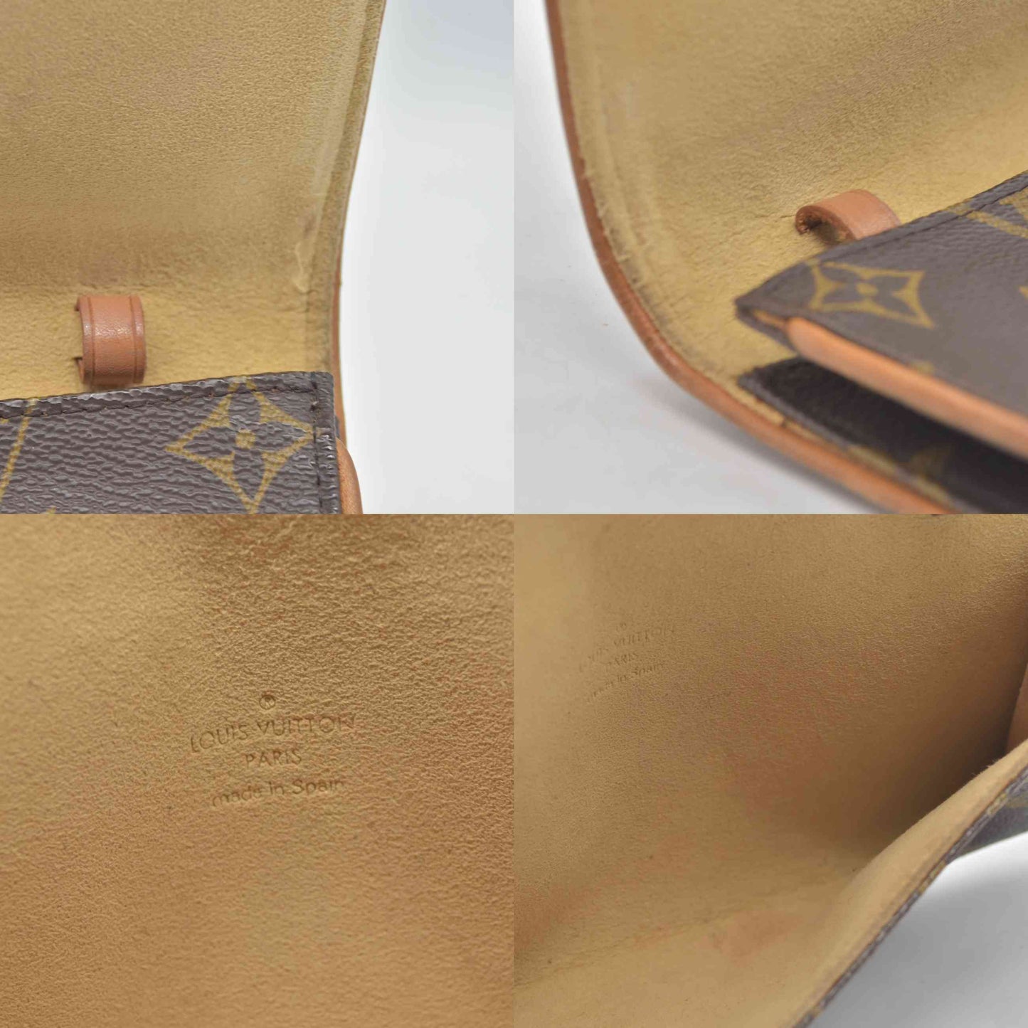$595 2000 Louis Vuitton Monogram Pochette Twin PM Shoulder Pouch CA0050