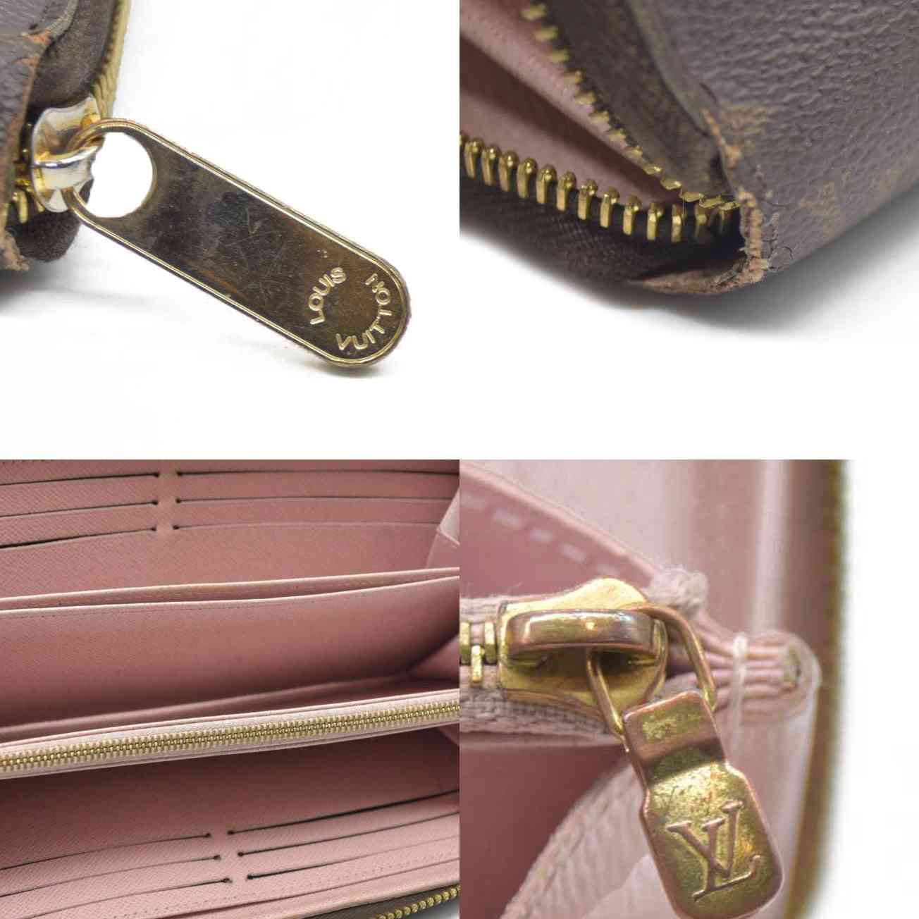 Louis Vuitton $915 Monogram Zippy Zip Around Long Wallet Purse LM0270