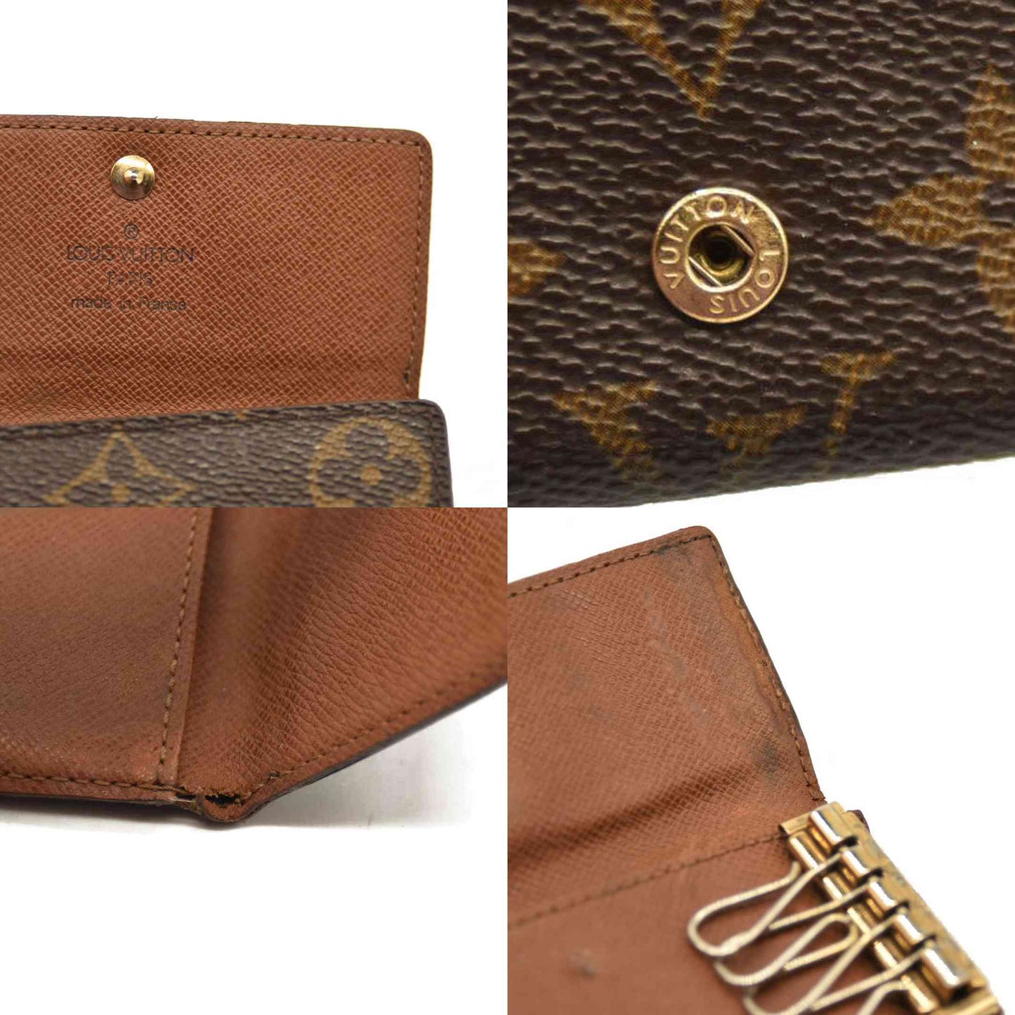 Louis Vuitton  Monogram 4 Key Multicles Holder TH19