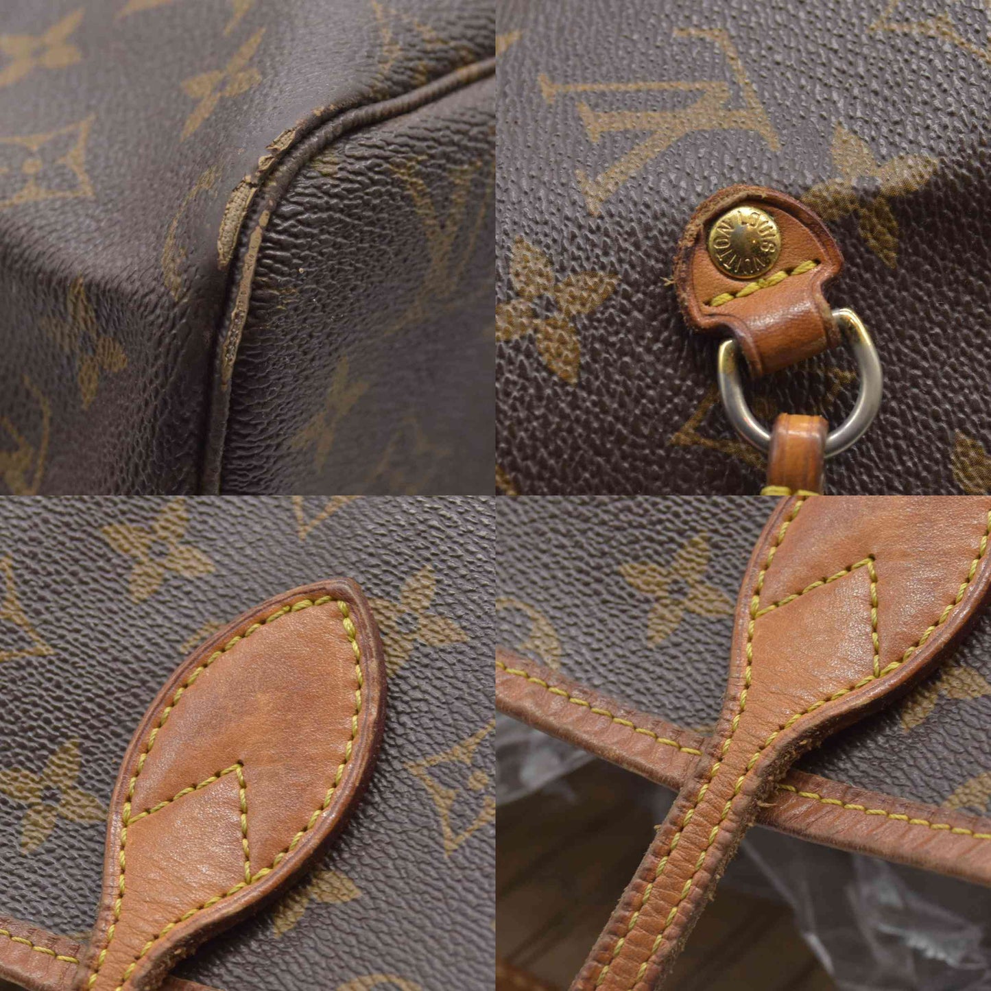 $2240 2015 Louis Vuitton Monogram Neverfull GM SD2125