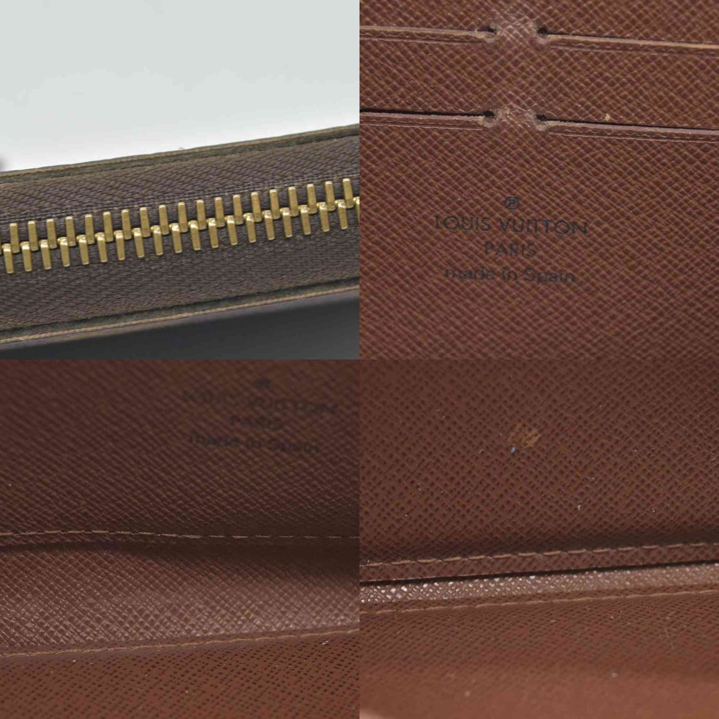 $915 2008 Louis Vuitton Monogram Zippy Wallet CONSIGNMENT CA4008