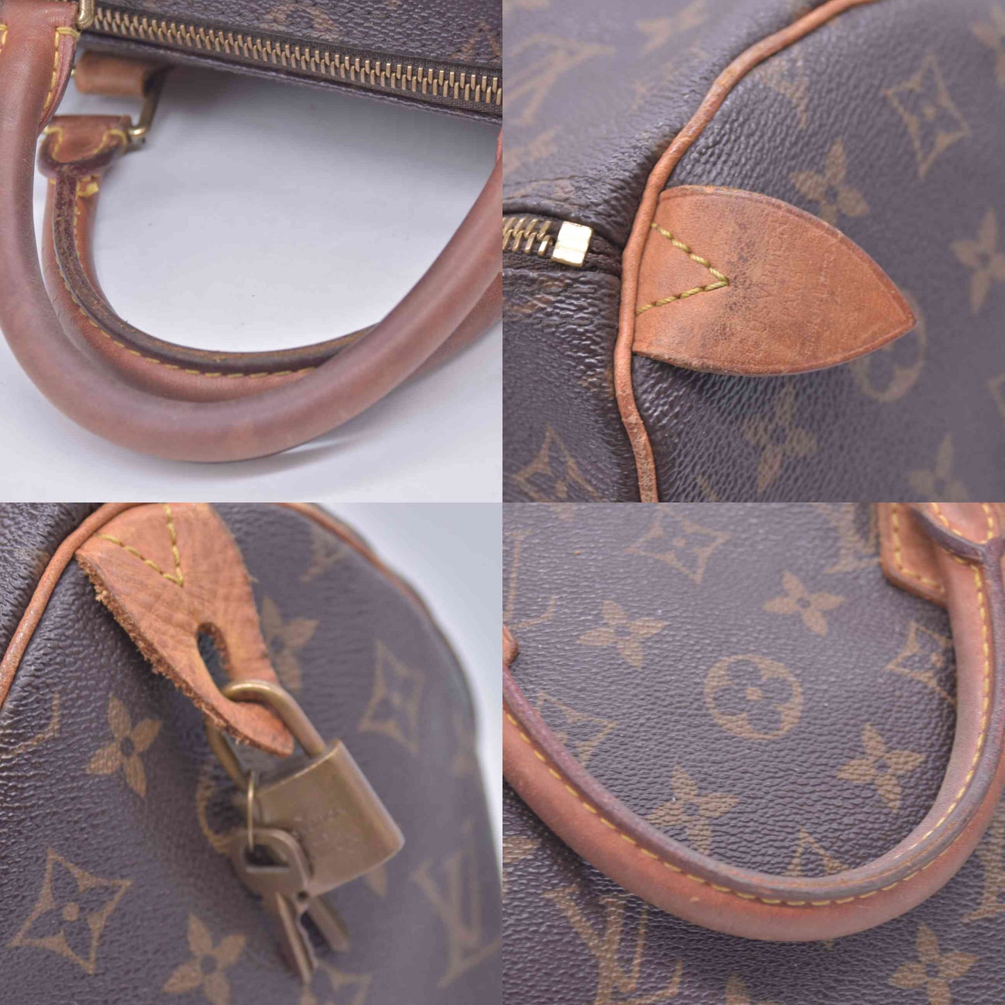 $1700 2005 Louis Vuitton Speedy 35 Monogram AA0065