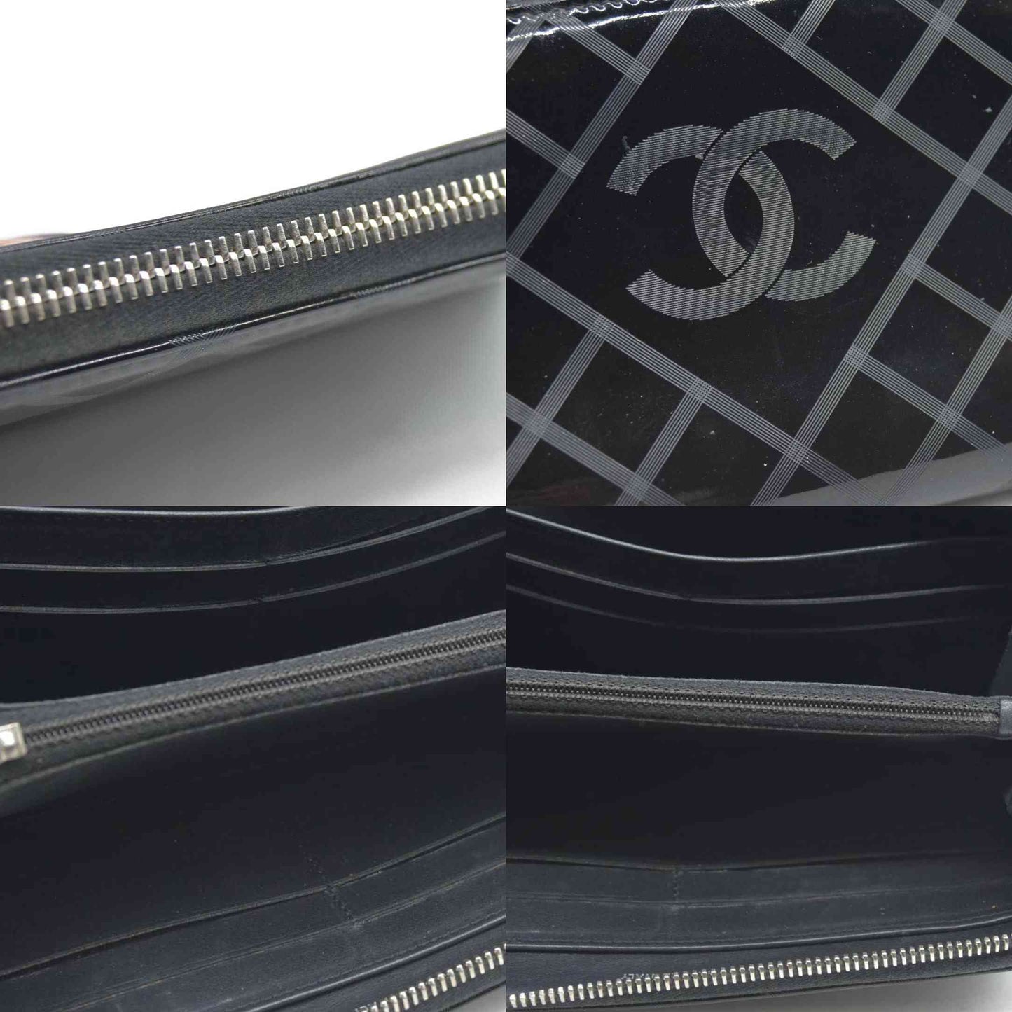 Chanel 2013-2014 Interlocking CC Logo Continental Wallet