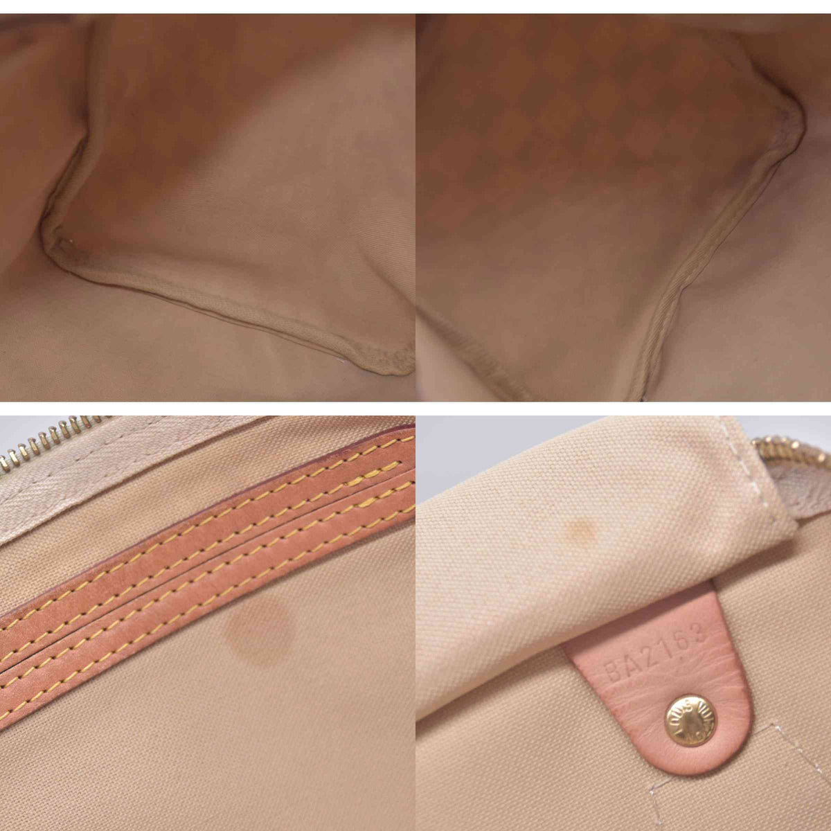 $1630 2013 LOUIS VUITTON Damier Azur Speedy 25 Tote CONSIGNMENT 10021434 BA2163