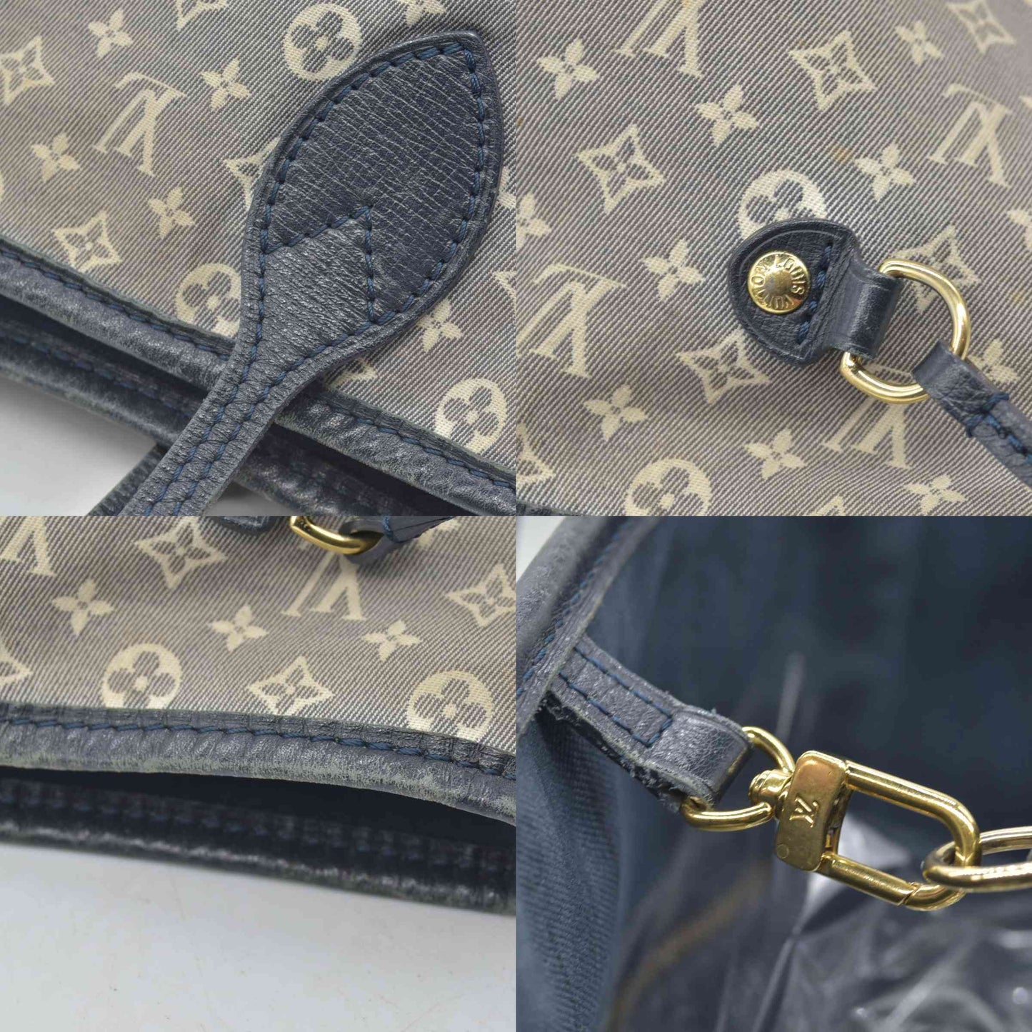 $2190 Louis Vuitton Monogram Idylle Neverfull MM Encre
