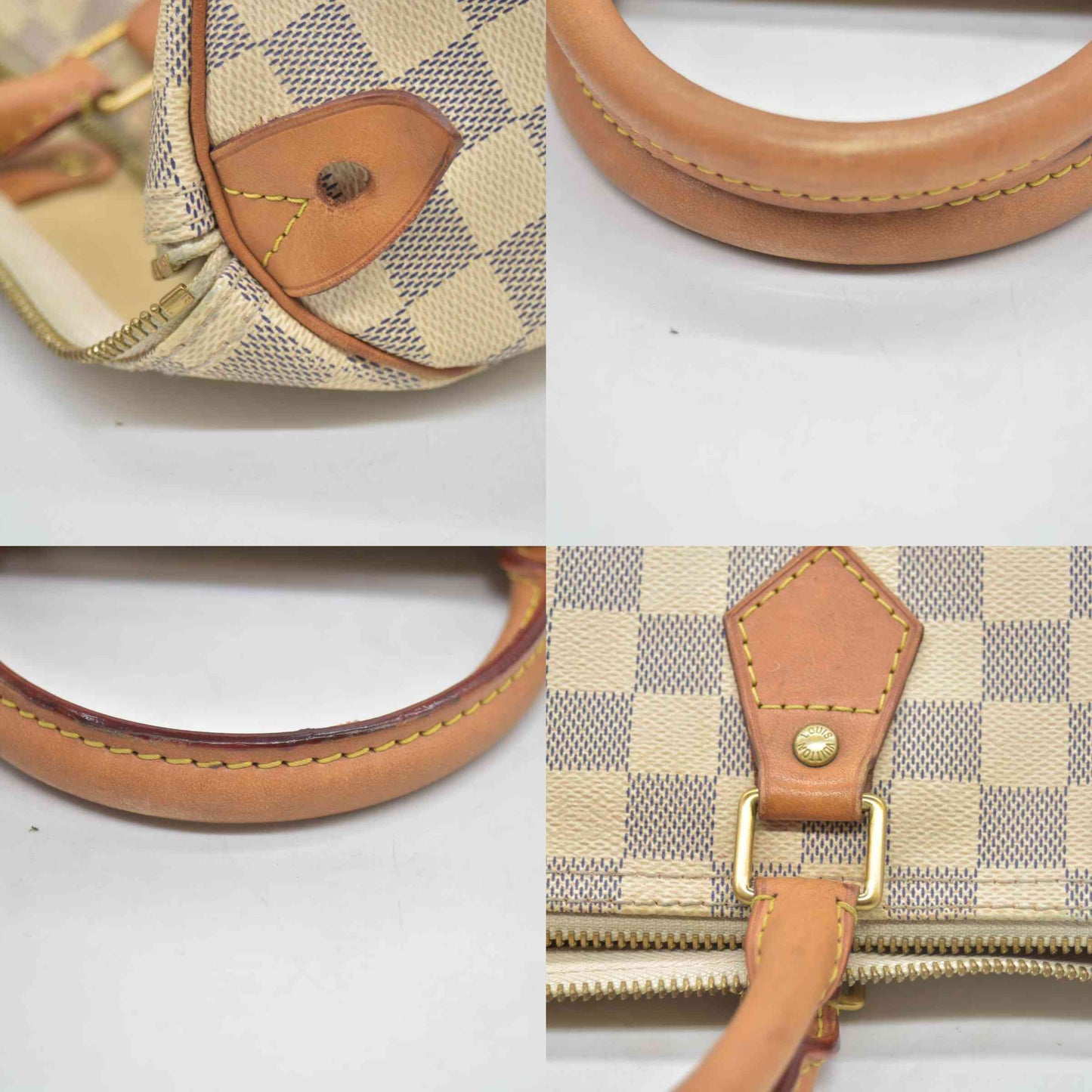 $1630 2012 Louis Vuitton Damier Azur Speedy 30 BA1192 CONSIGNMENT