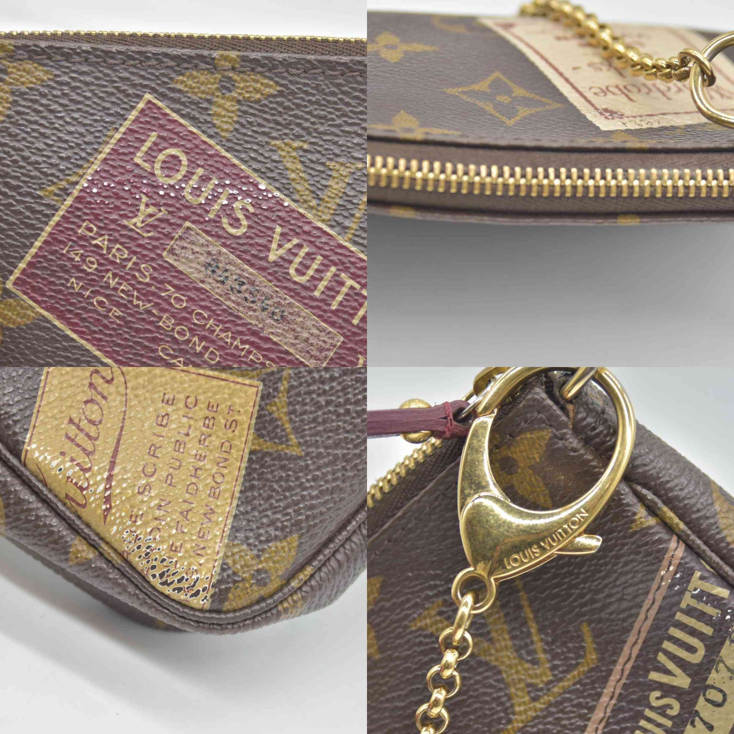 $845 Louis Vuitton Monogram Trunks and Bags Mini Pochette CONSIGNMENT