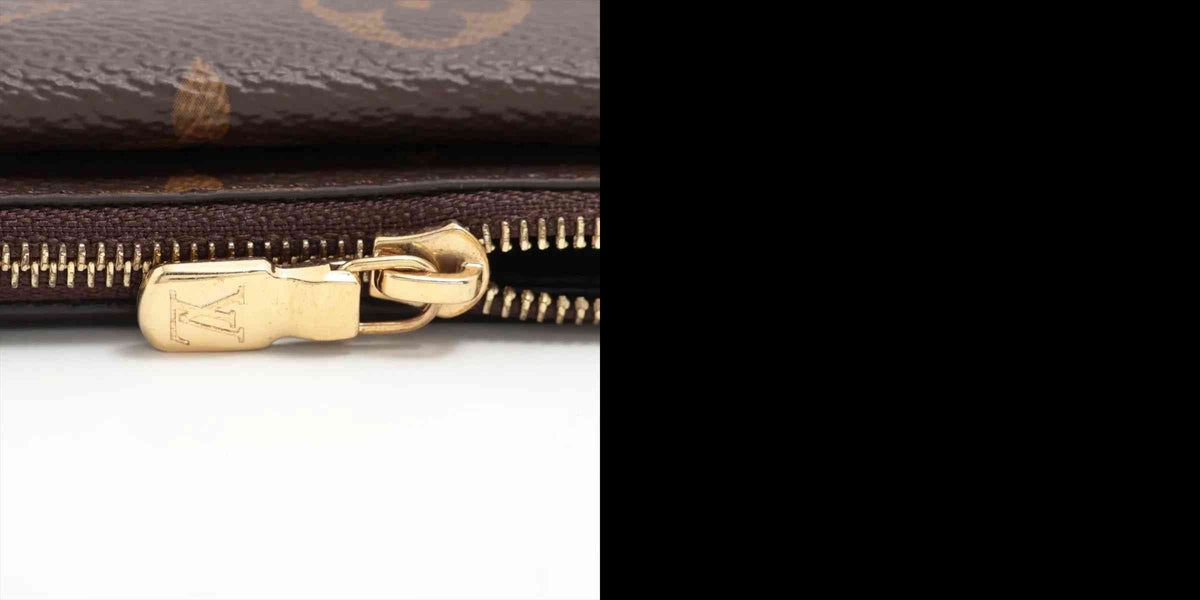 $695 Louis Vuitton Monogram Recto Verso Black 10021033