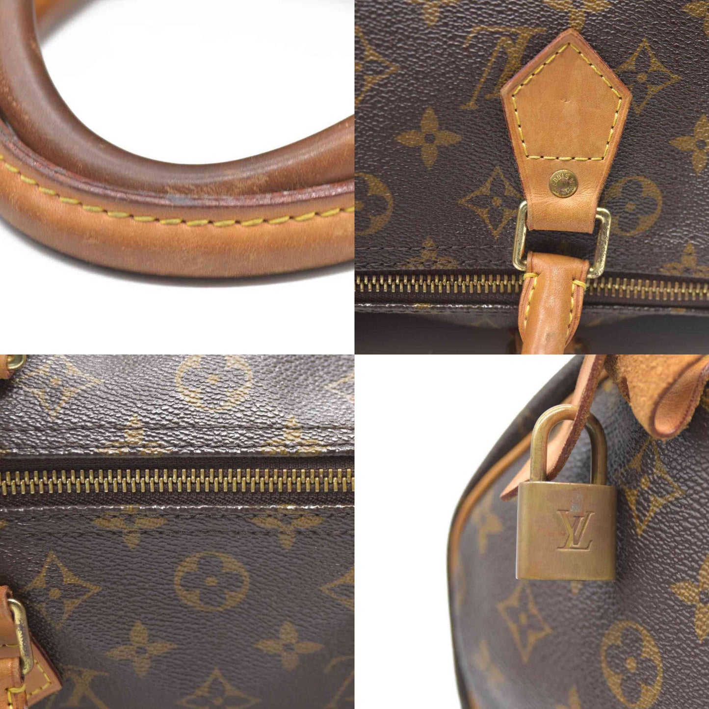 AUCTION $1550 Louis Vuitton Monogram Speedy 30 SD2160