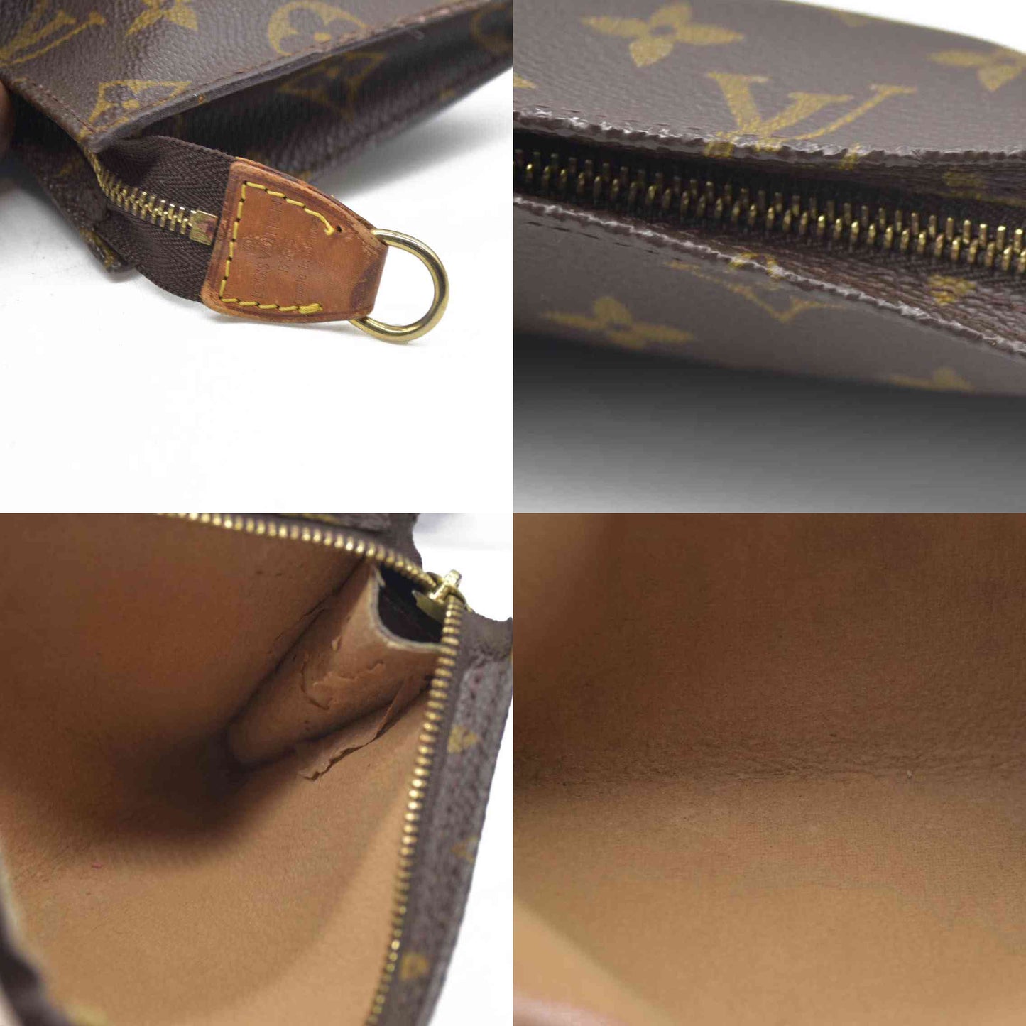 AUCTION $525 Louis Vuitton Monogram Bucket 23 Pouch